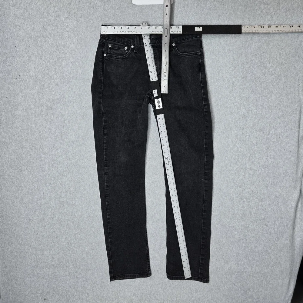 Levi's 514 Men Jeans 30X32 Black Denim Slim Fit 30